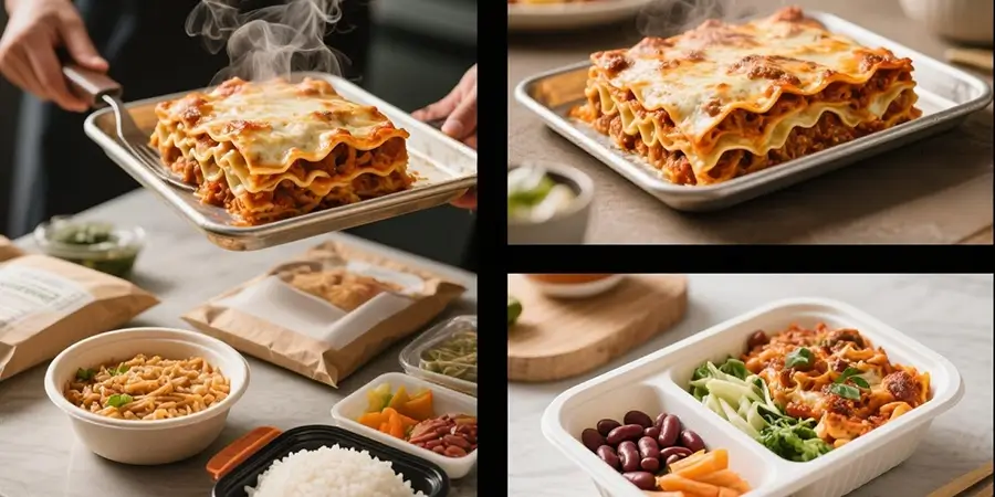 Professional portrait of a culinary team of chefs and food scientists in a modern test kitchen.