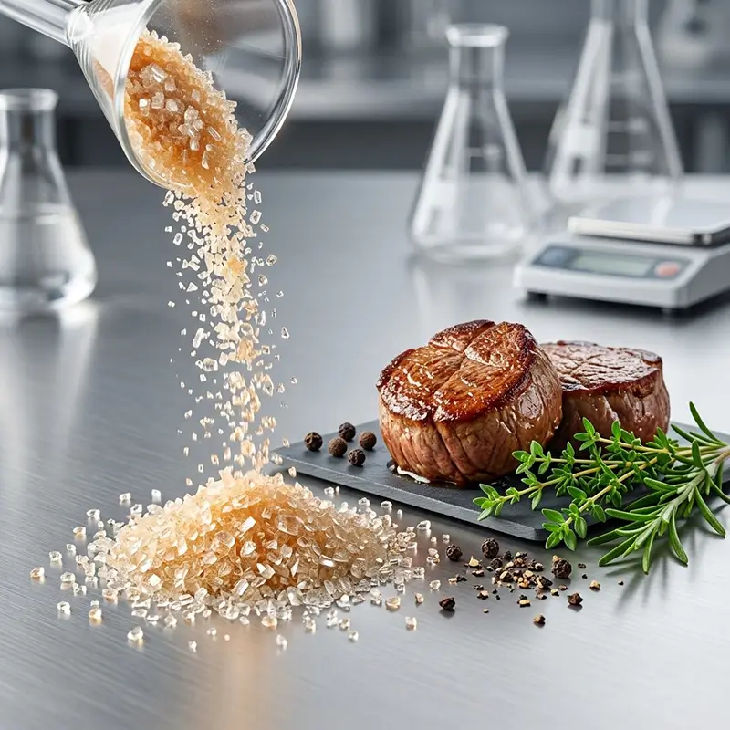 High-purity Ethyl Maltol, Meat Fragrant King, and authentic meat flavor enhancers manufactured by Qingdao Ruikelai Food Ingredients, a leading Chinese B2B flavor supplier.